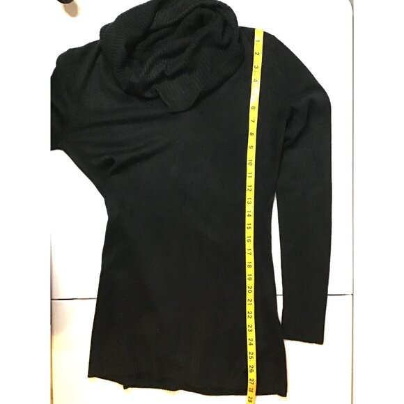 NEW YORK & COMPANY- WOMENS LONG SLEEVE TURTLENECK/ CROWL NECK BLACK SIZE X-SMALL - Picture 6 of 6